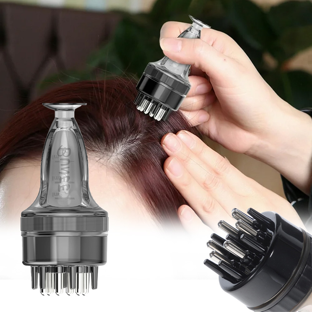 Wholesale Easy to Use Hair Oil Dispenser BUNEE Hair Growth Oil Scalp Applicator Comb for Massager Root Comb Applicator Bottle