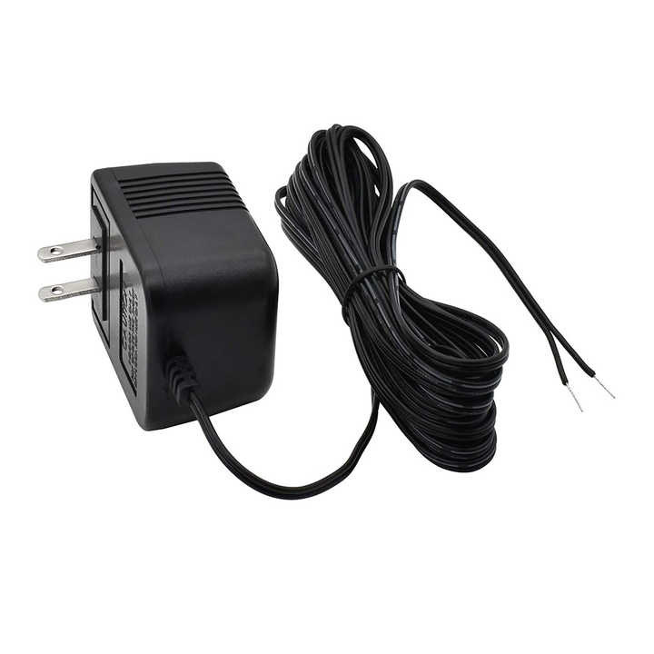 Chinese manufacturer supply ac 24 volt transformer C wire adapter 24v 0.3a doorbell linear ac power supply