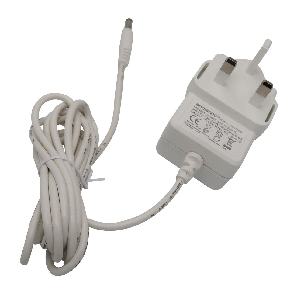 Input 100~240V~ 50/60Hz 3 PIN UK Plug Wall power supply 12.0V 2.0A AC adapter with CE certification