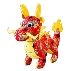 High quality chinese dragon doll stuffed animal plush toy decor festival gift chinese dragon plush toy