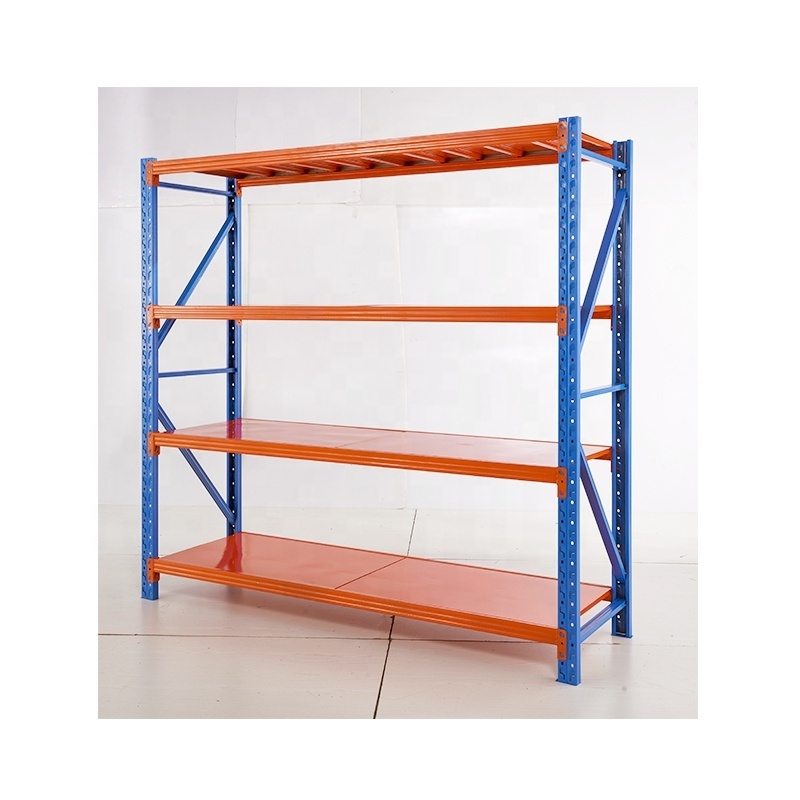 storage rack system hot selling standard warehouse wide span shelving units 4 tier industrial long span garage shelving