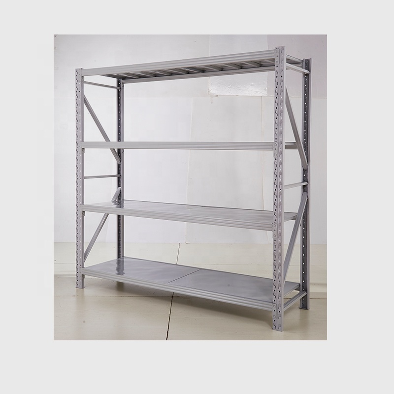 storage rack system hot selling standard warehouse wide span shelving units 4 tier industrial long span garage shelving