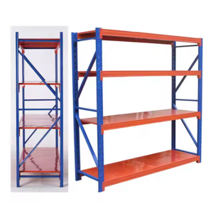 Industrial shelving suppliers garage use steel rack heavy duty assemble metal warehouse shelving systems