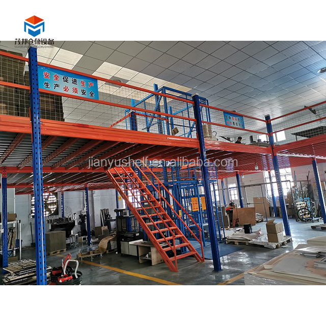 Warehouse Storage Rack Second Floor Mezzanine Heavy Duty Steel Mezzanine Floor