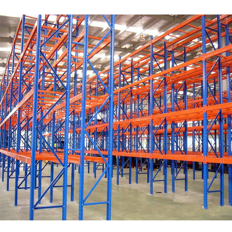 Double deep Beam Industrial Pallet Warehouse Storage Steel Pallet Racking Heavy Duty Selective Pallet Racking System