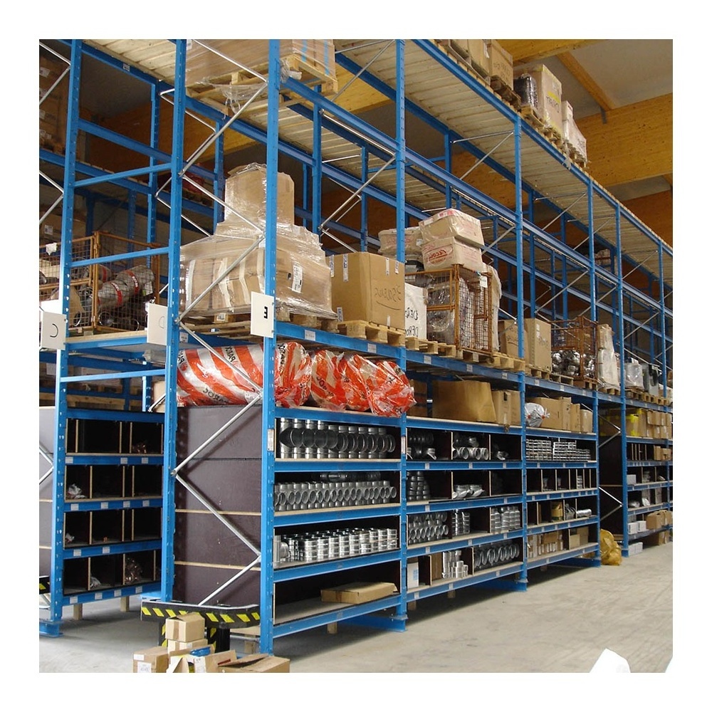 High density warehouses metal shelving garage storage factory racking system single deep industrial pallet racks shelving