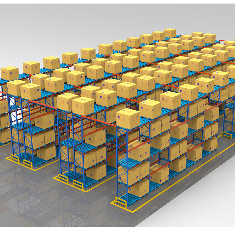 heavy duty pallet racking storage industrial double side adjustable mobile pallet rack on mezzanine floor warehouse mezzanine