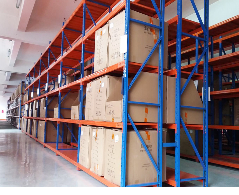 Wholesales Price Customized Racking System heavy duty storage shelf power coating long span warehouse rack