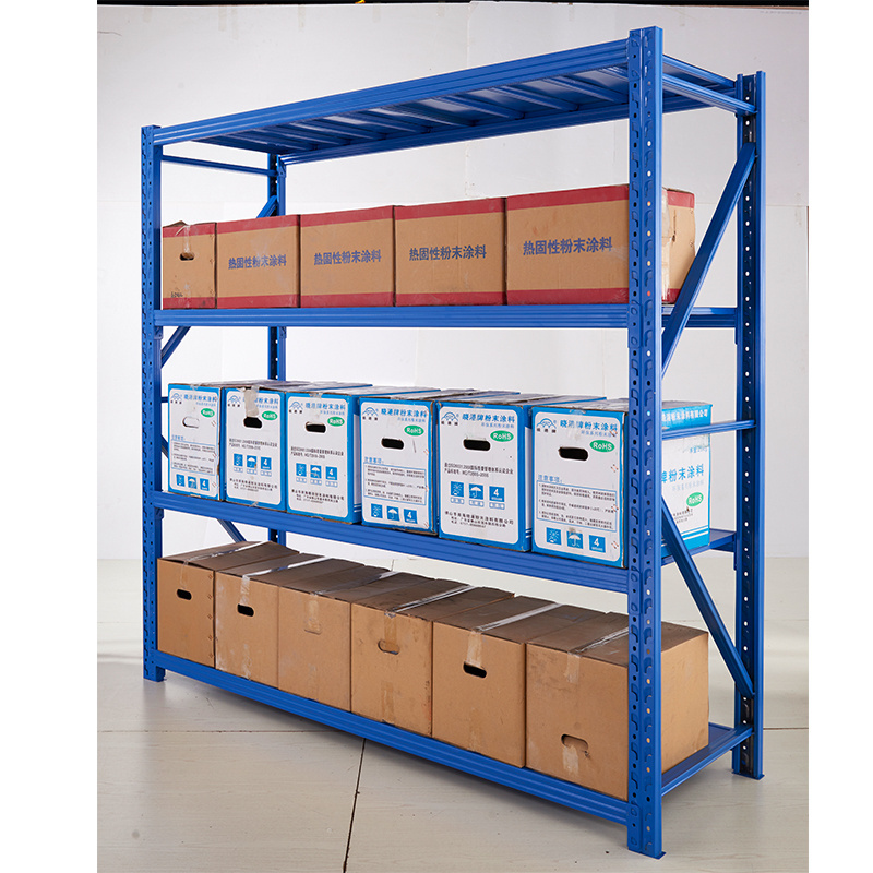 Racking Adjustable metal  boltless shelf and racks  Warehouse Storage Medium Duty Metal Rack Shelf