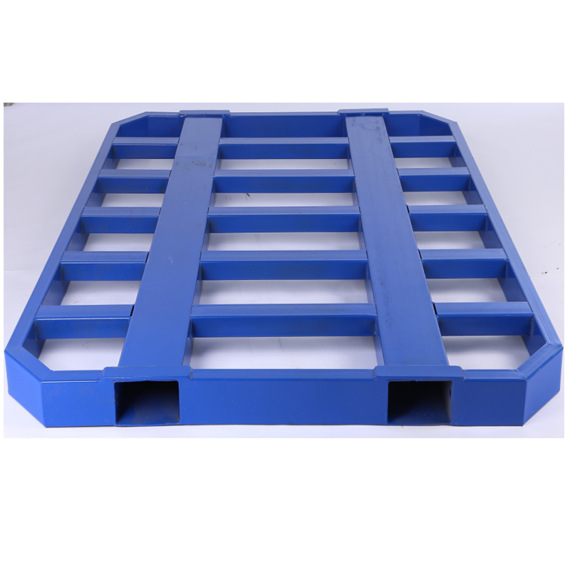 Forklift steel pallet handlift 4 way entry factory cold storage galvanized steel pallet design