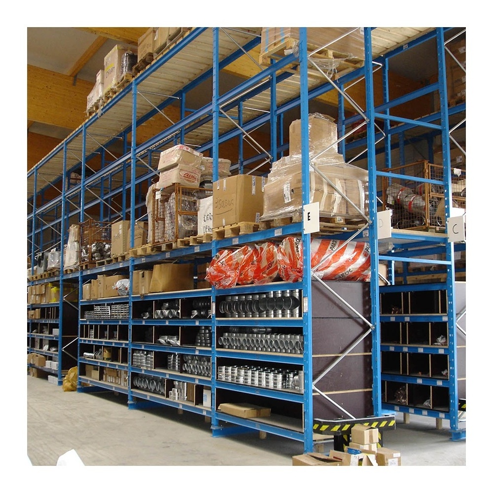 High density warehouses metal shelving garage storage factory racking system single deep industrial pallet racks shelving