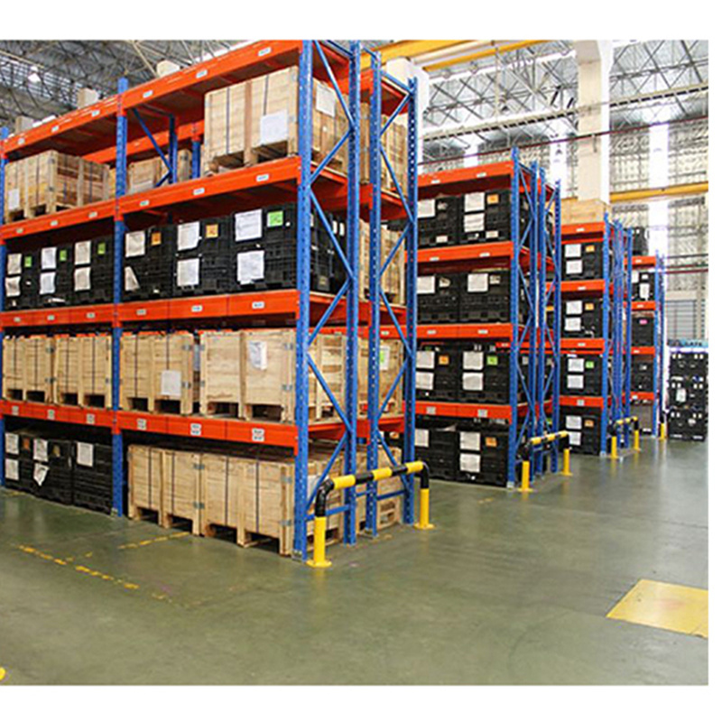 Double deep Beam Industrial Pallet Warehouse Storage Steel Pallet Racking Heavy Duty Selective Pallet Racking System