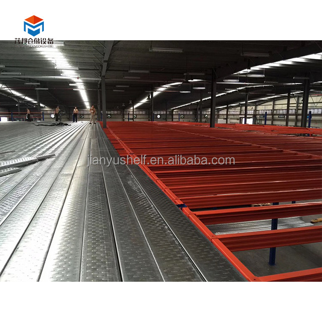 Warehouse Storage Rack Second Floor Mezzanine Heavy Duty Steel Mezzanine Floor