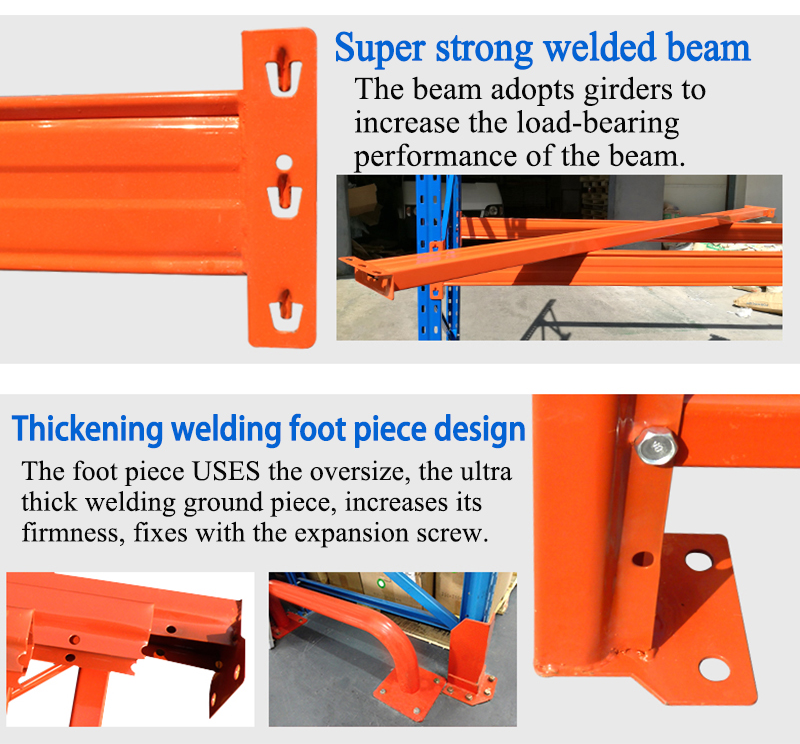 Heavy duty racks system double deep industrial storage system plant selective forklift pallet warehouse racking design