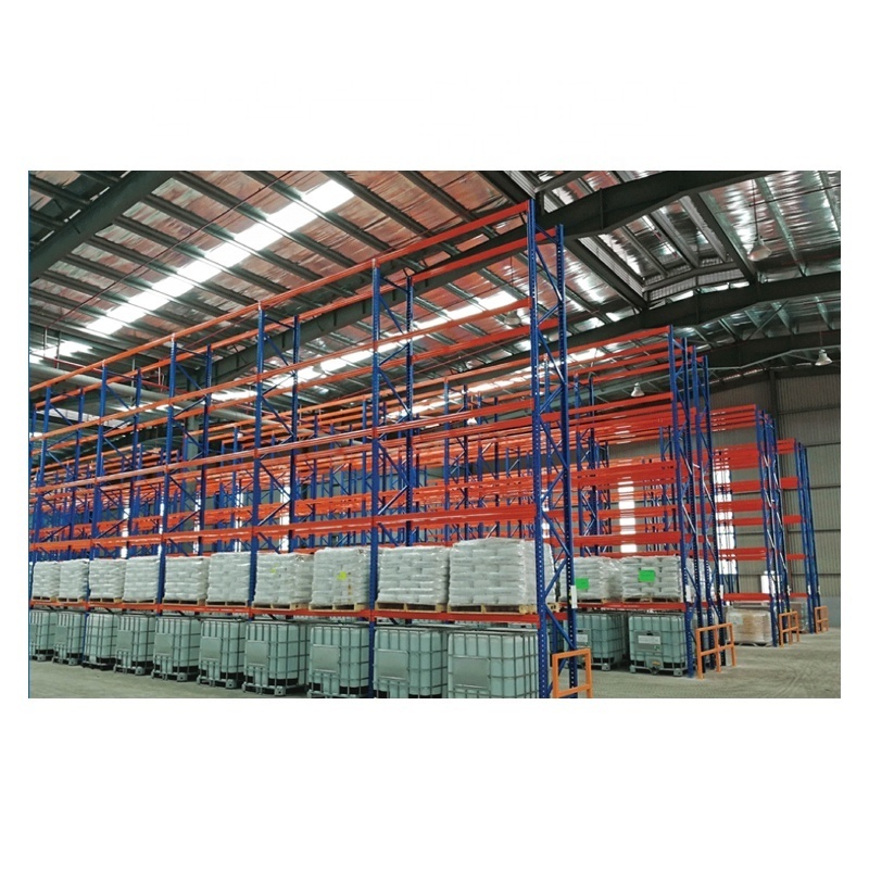 Steel Shelving Adjustable Metal Boltless Shelf Pallet Storage Use Metal Racking Stacking Racks & Shelves