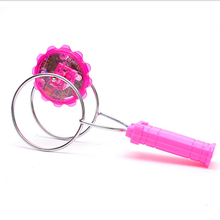 Wholesale Led flash spinning toys led gyro wheels for kids toys with card