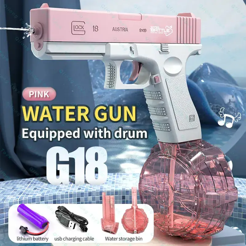 Electric gell gun splash bulletsplash water ball glock hydrogel balls toy blaster gel gun for kids