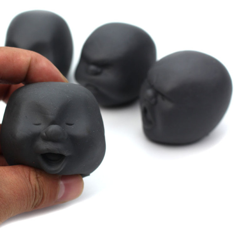 New Design Funny Human Face Emotion Ball Vent Squeeze Adult Toy relieve stress Caomaru ball