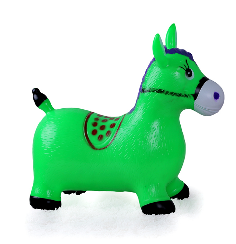 newest Eco-friendly Big plastic inflatable bouncy horse animal hopper toys