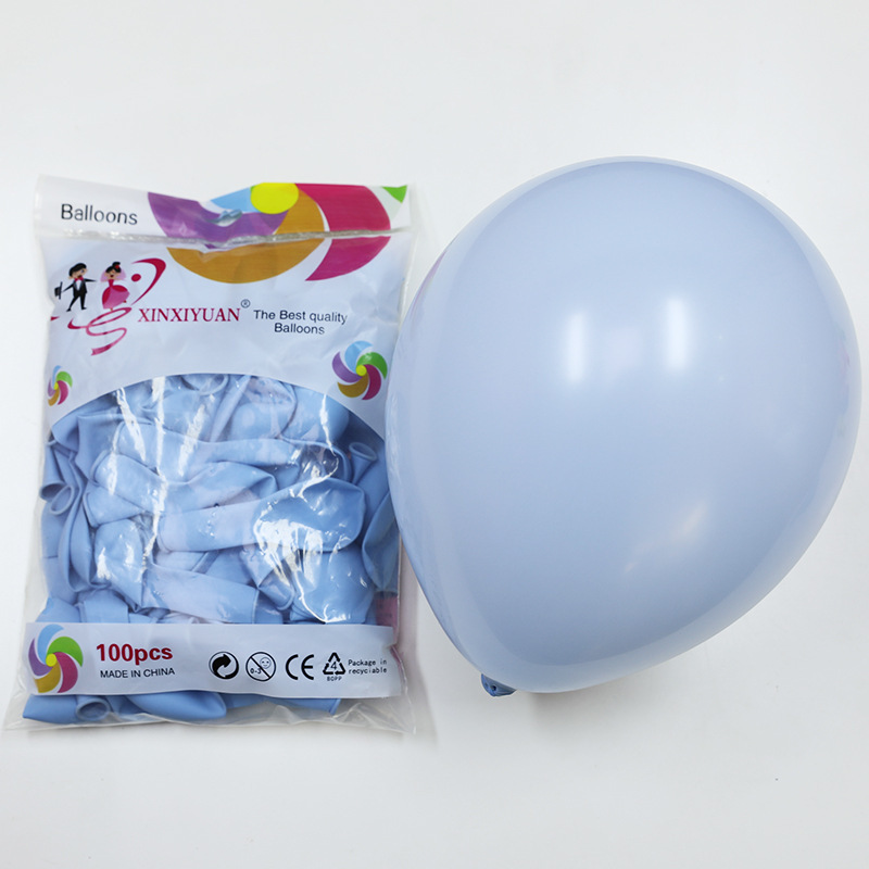 Latex free balloon 10 inch 2.2g sky blue color