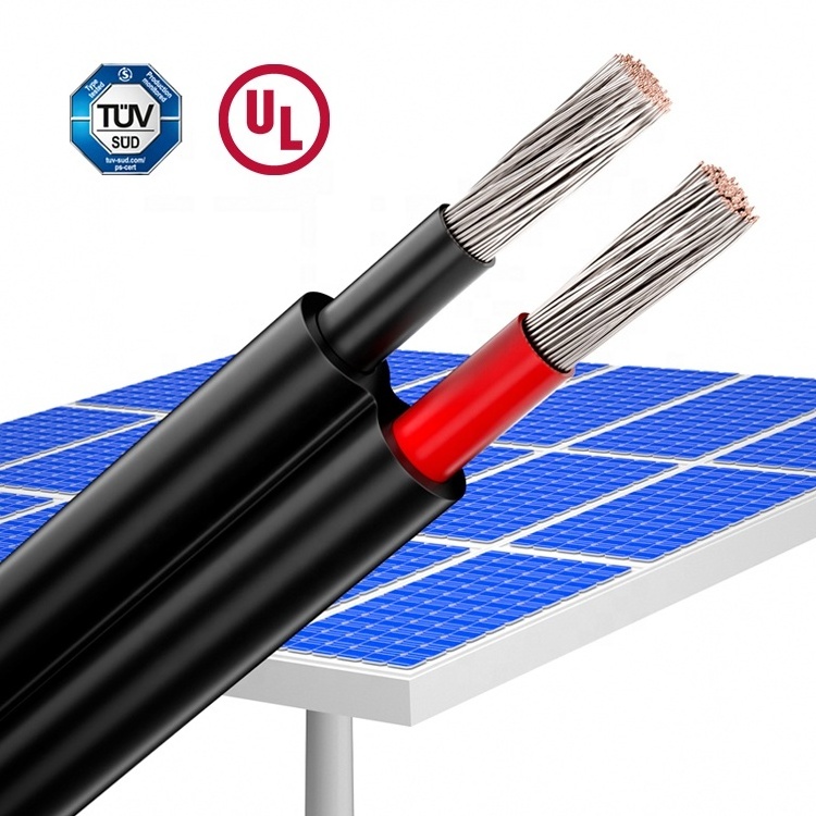 TUV UL Approval XLPE Insulated Tinned Copper Solar Wire 2.5MM 4MM 6MM 10MM 16MM 35MM 240MM PV Cable Solar DC Panel Power Cable