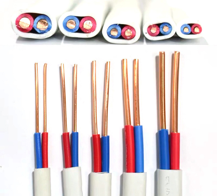 High Quality PVC Insulated Flat Copper Twin Core Wire