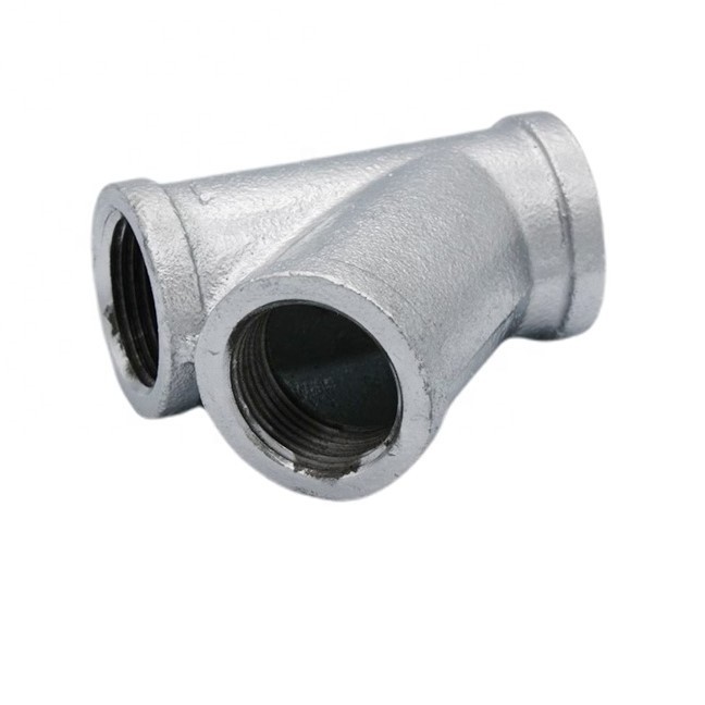 Y Type Tees malleable cast iron pipe fittings