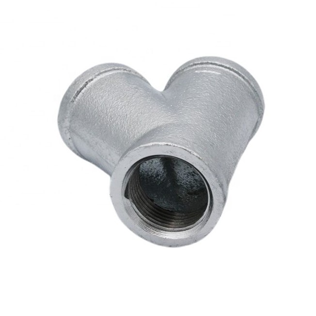 Y Type Tees malleable cast iron pipe fittings