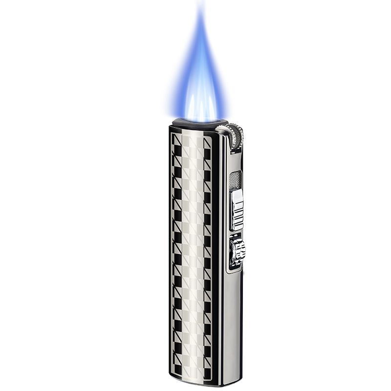 Triple Jet flame cigar lighter windproof jet lighter refillable butane triple torch cigar lighter