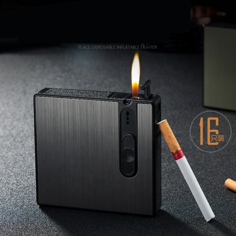 FOCUS automatic bomb smoke box disposable cigarette lighter case