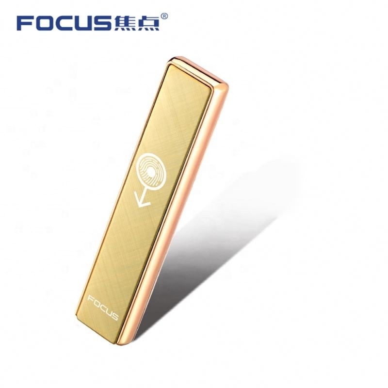 China FOCUS brand slim usb rechargeable cigarette lighter