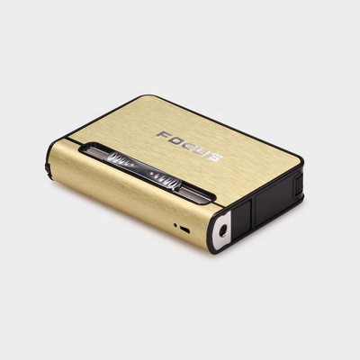 Focus cigarette box with USB lighter ,electronic USB rechargeable lighter