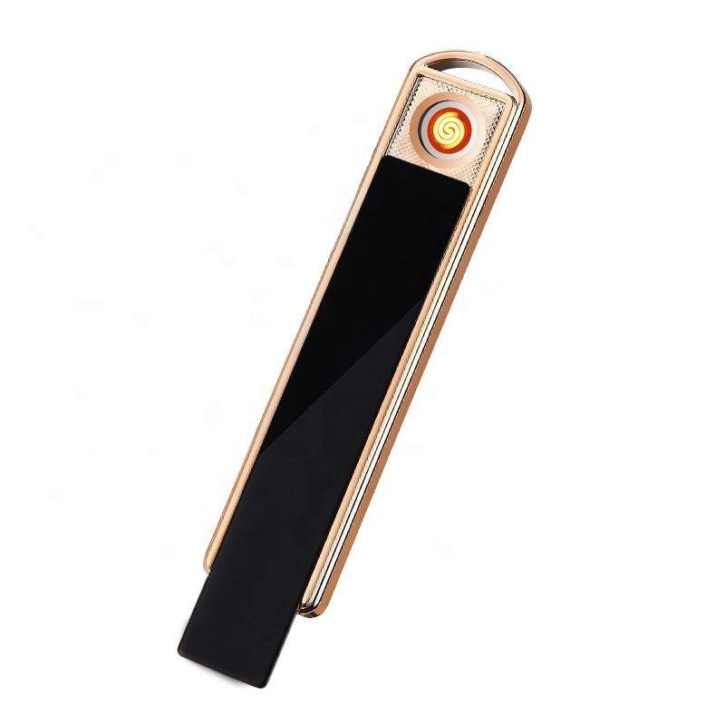 Newest Charged  Personality Creative Electronic Metal USB Windproof Lighters