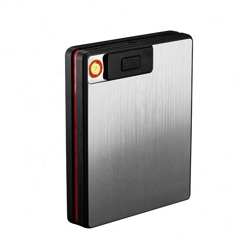 New products lighter smoking electronic single USB charged cigarette lighter case