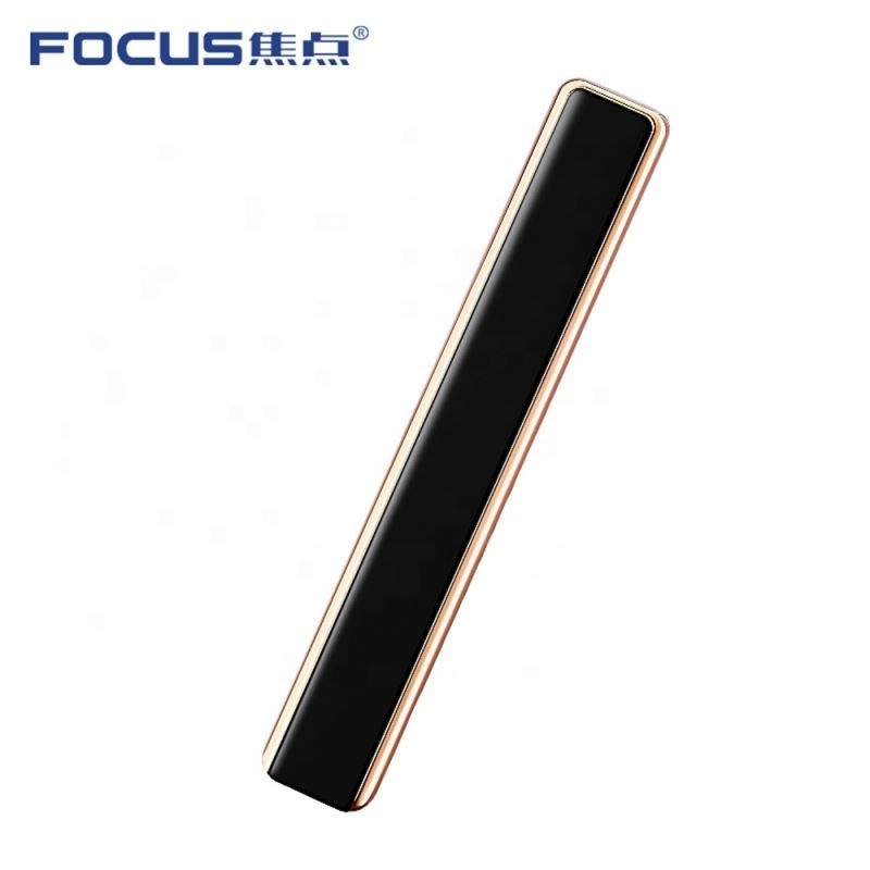 Ultra thin windproof creative metrosexual pulsed usb arc lighter personality windproof metal lighter