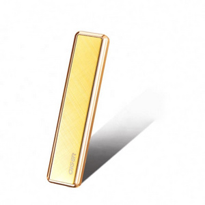 Creative  Long Slim Electronic USB Rechargeable Lighter Wholesale Custom Lighter USB Charge Lighter