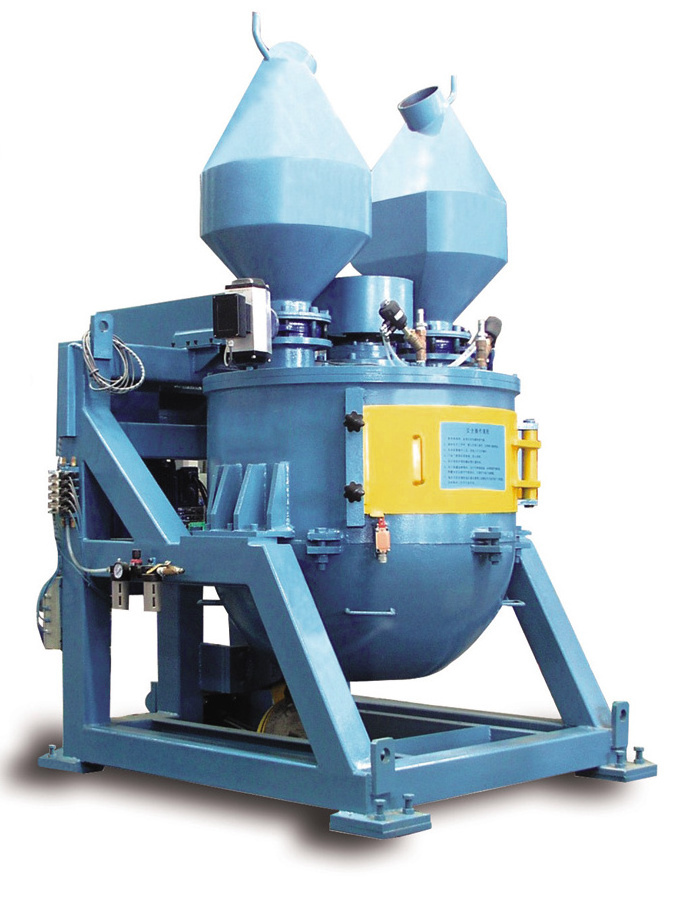 High efficiency bowl fully automatic control resin sand mixer machine, Shell core mixer