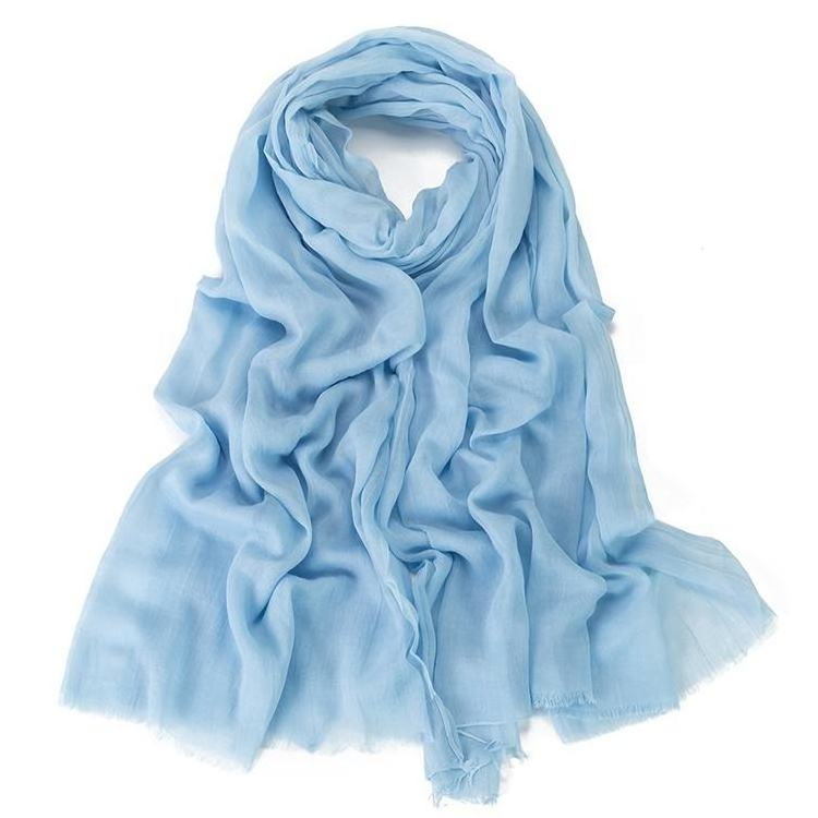 Wholesale plain viscose shawl Hijab soft material women's scarf