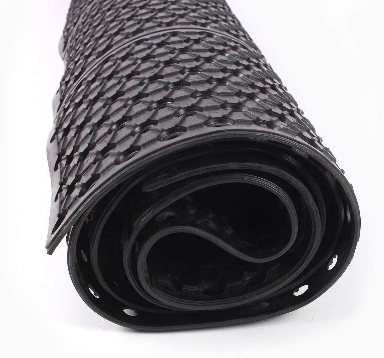 Rubber Drainage Mat Outdoor Rubber Entrance Matting Anti Fatigue Non-Slip Doormat With Drain Hole