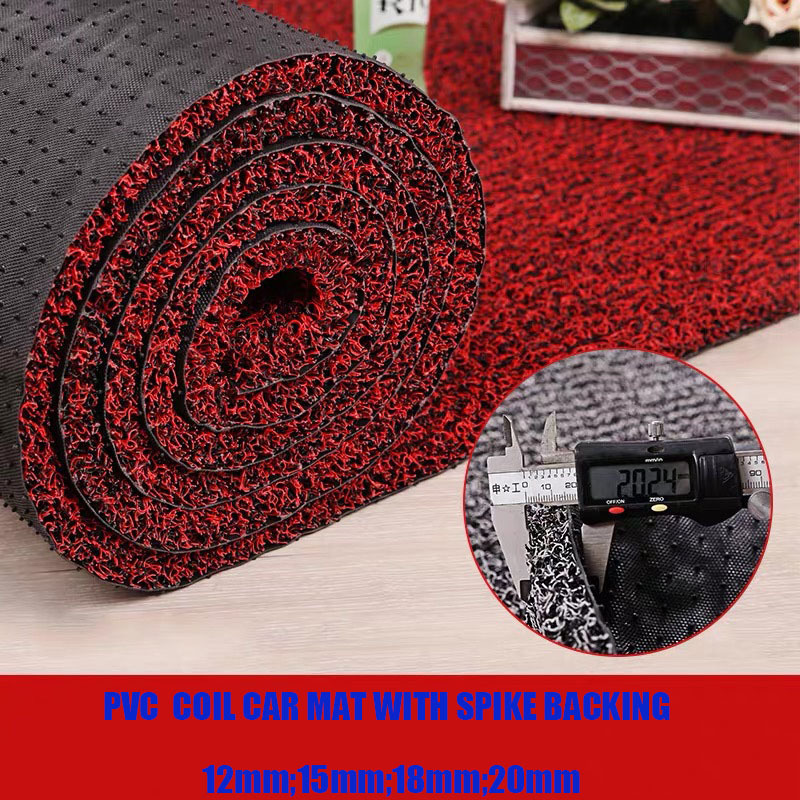 20mm PVC Coil  Mat PVC Car Coil Floor Mat Loop Noodle Door Cushion Carpet Roll Car Floor Mat