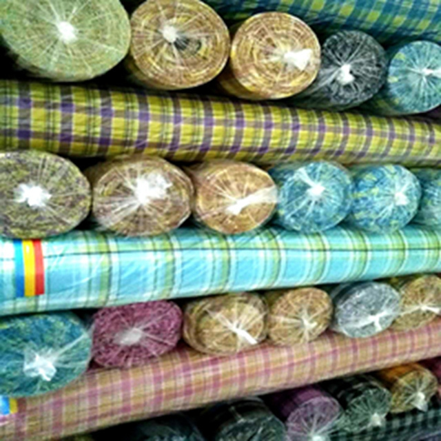 High Quality and hot selling cloth material  Yarn Dyed cotton stock fabric for  shirts