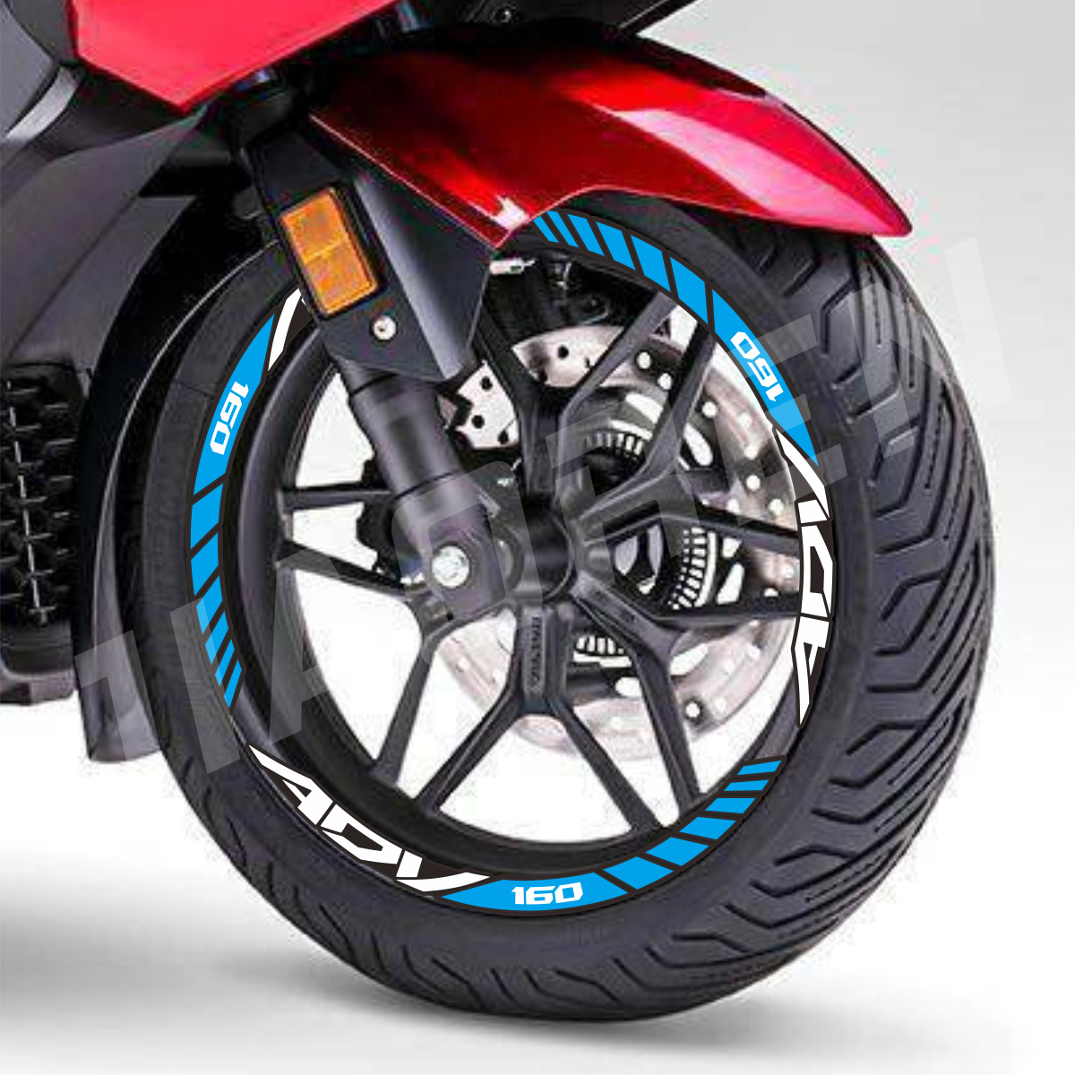 mags rims for honda adv 160 motorcycle wheel stickers