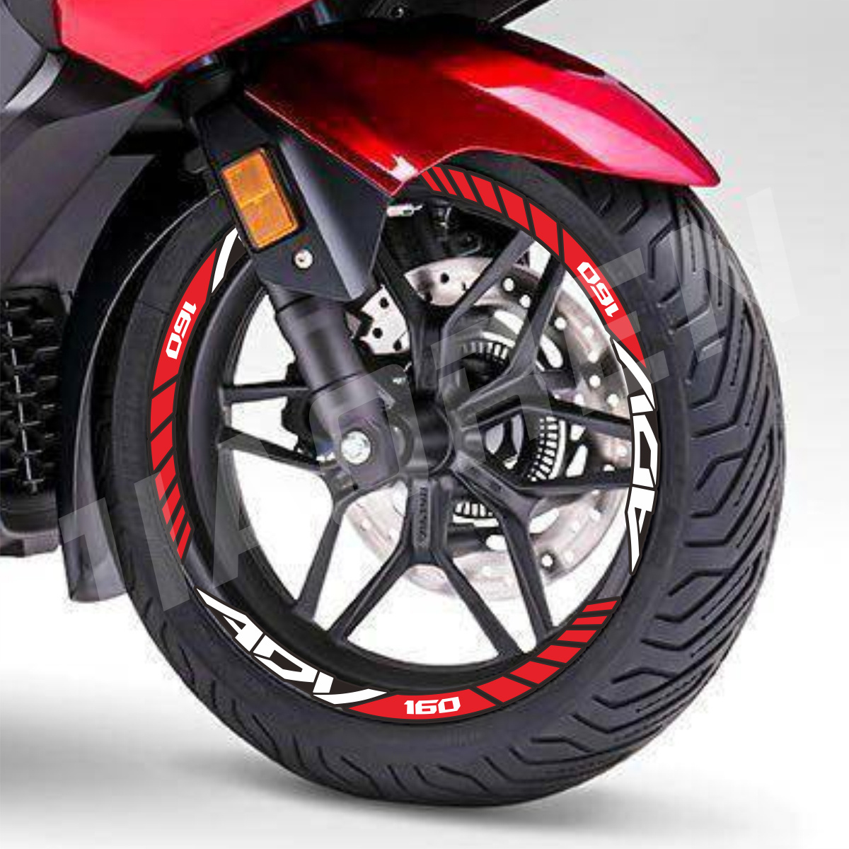 mags rims for honda adv 160 motorcycle wheel stickers