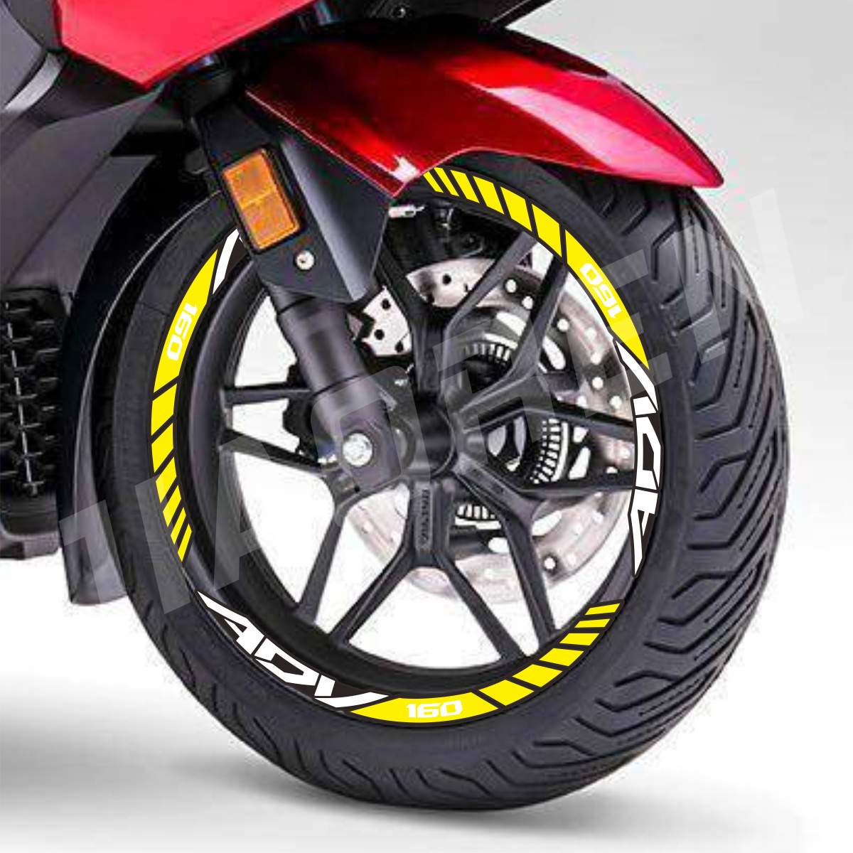 mags rims for honda adv 160 motorcycle wheel stickers