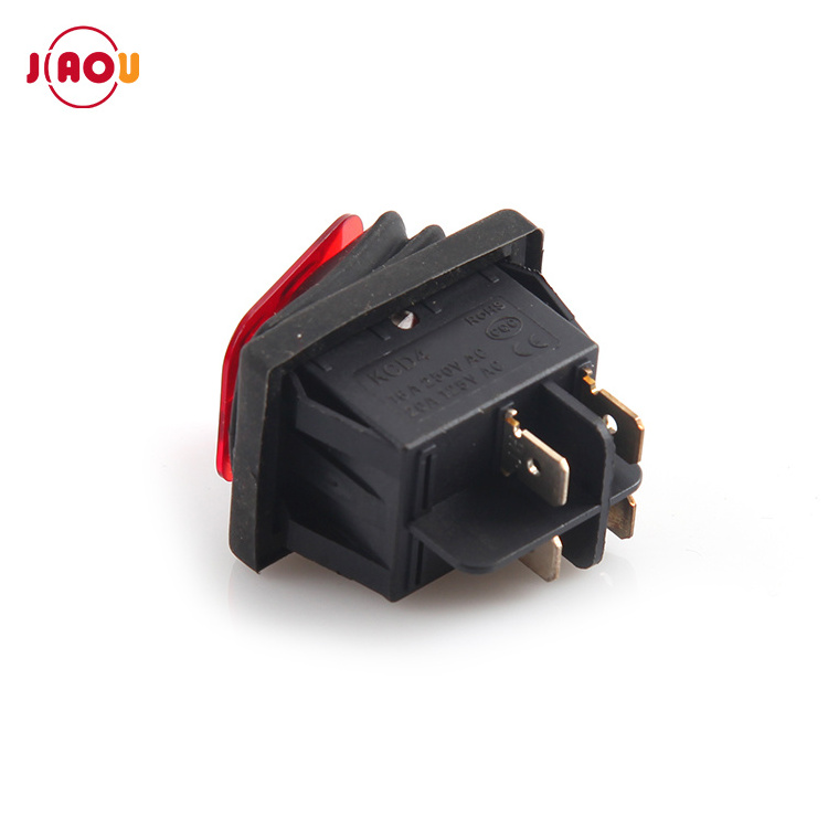 JIAOU YUEQING KCD4 waterproof rocker switch led