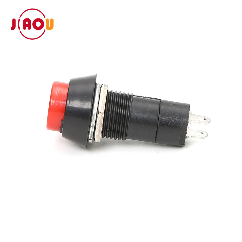 2PIN 12mm PBS-11A  self-locking Plastic round Push Button Switch Latching Switches ON-OFF