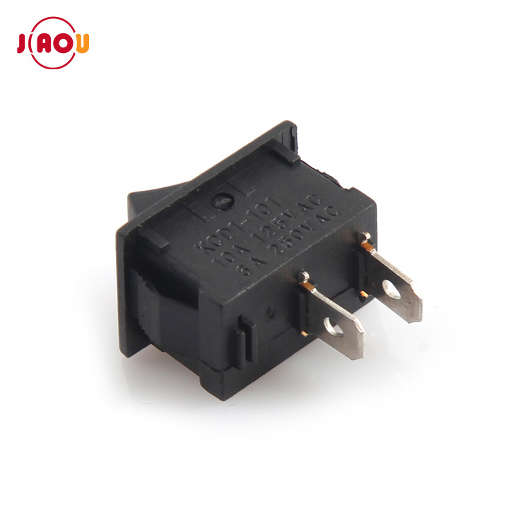 JIAOU  YUEQING kcd1 t85 55 rocker switch 2 pin kcd1-101