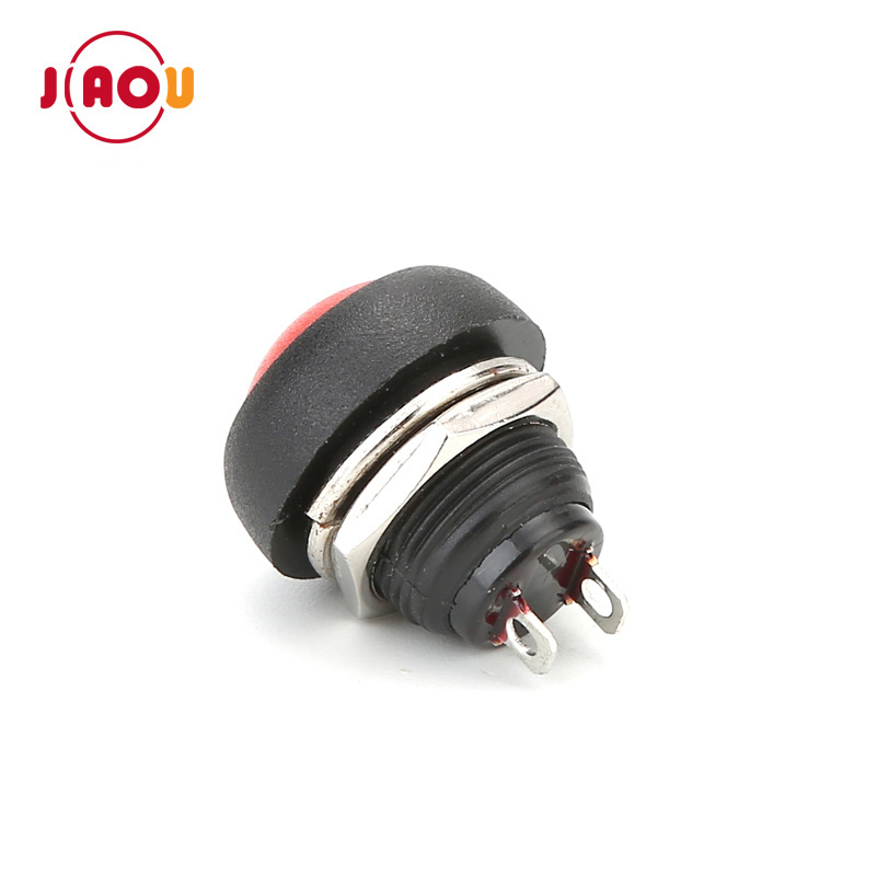 JIAOU YUEQING 12mm waterproof momentary push button switch pbs-33b