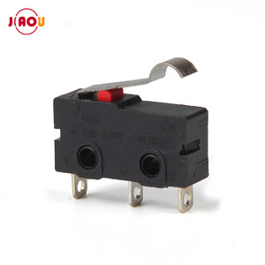 JIAOU KW12-F Micro Switches 3 Pins Bent Lever Micro Switch