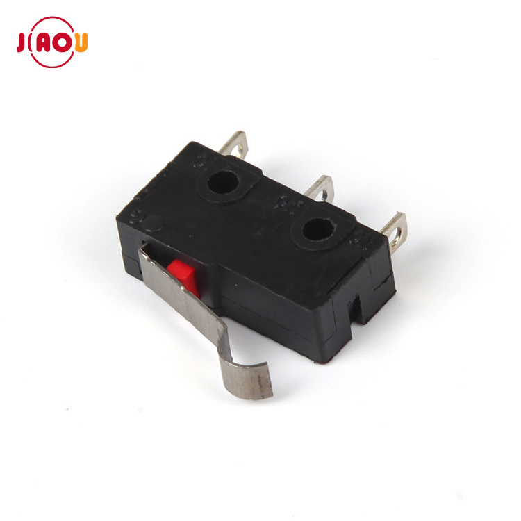 JIAOU KW12-F Micro Switches 3 Pins Bent Lever Micro Switch